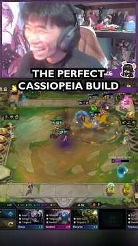 THE PERFECT CASSIOPEIA BUILD?! #leagueoflegends #tft #teamfighttactics #tftset18