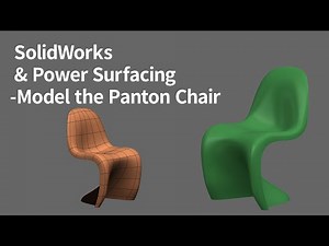 Panton Chair Modeling in Power Surfacing | SOLIDWORKS Tutorial