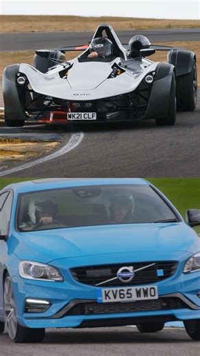 BAC Mono R v/s Volvo V60 polestar