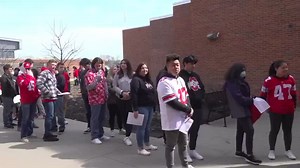 2K views · 85 reactions | Students got to go behind the scenes and watch an open Ohio State football practice and have exclusive meet-and-greets with some of their favorite players as part of Student Appreciation Day at the Woody Hayes Athletic Center Saturday. | The Lantern | Facebook