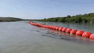 The Fifth Circuit recently ruled in favor of keeping Texas’ floating marine barriers in the Rio Grande. Texas won’t back down. The buoys are staying in place. | Office of the Governor Greg Abbott