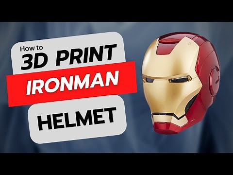 DO3D Printed Iron Man Helmet | Ultimaker Cura Tutorial