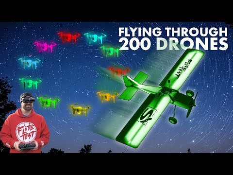 Ultimate Night Race: Fixed-Wing RC Planes vs Drone Gates