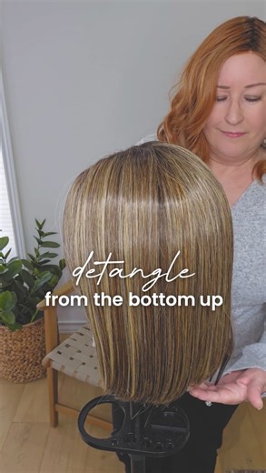 Your wig is an investment in your confidence – let’s protect it! 💕 Here’s the truth: proper care makes ALL the difference between a wig that lasts months vs. years. These simple steps will keep your hair looking salon-fresh every single day: ✨ Sulfate-free products only (your wig will thank you!) ✨ Air-dry whenever possible ✨ Never sleep in your wig ✨ Detangle from bottom up – this ONE tip saves so many ends! You don’t have to figure this out alone. I’ve perfected my maintenance routine through