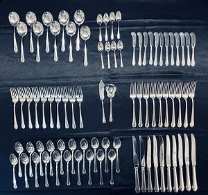 82pc Silverplated Flatware Cavalier Pattern by Gorham, With Case - Etsy