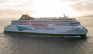PICS: €147m Irish Ferries flagship WB Yeats sails into Dublin Port - Extra.ie