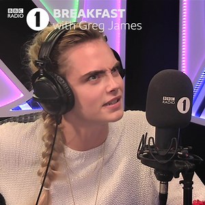 During Impossible Karaoke this morning Cara Delevingne revealed she's an Eminem stan... Of course Greg had to challenge her to take on a classic 👀 | BBC Radio 1