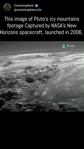 A dwarf planet with towering water‑ice mountains #space#shorts