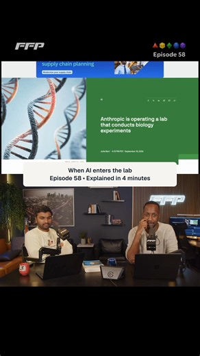 AI's accelerating discovery: Labs are automating biological experiments, moving at the speed of Claude, not humans. This changes everything. #AI #FutureTech #Science #Innovation #BioTech #Automation