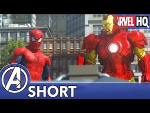Spidey Meets Iron Man | Simple Present