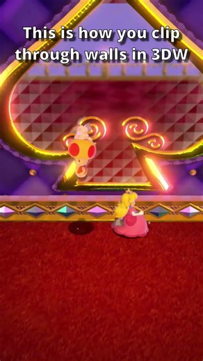 This Mario 3D World Glitch Lets You Walk Through Walls #glitches #shorts