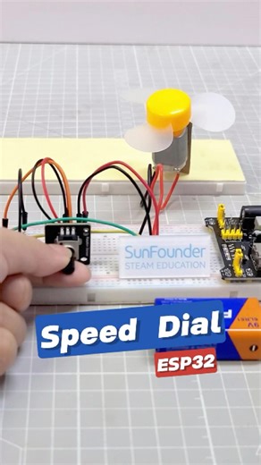 DIY Motor Controller Using Potentiometer & ESP32 #arduino #arduinoproject