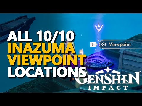 All Inazuma Viewpoint Genshin Impact