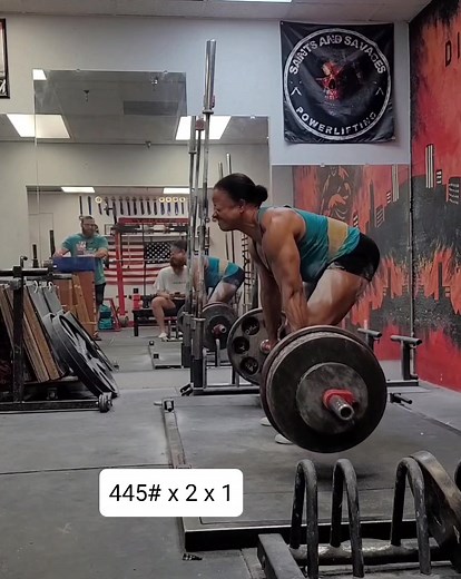 1.4K views · 55 reactions | Saturday shenanigans @ Die Hard Gym  445# x 1 rep, 2 sets + accessory leg training.  LFG y'all. | Suzanne Davis | Facebook