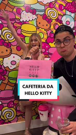 Cafeteria da HELLO KITTY #vlog