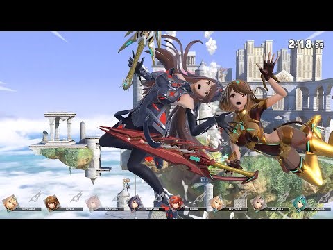 Smash Ultimate - 8 Pyra's & Mythra's Battle (Only Blast and Screen KO) #13