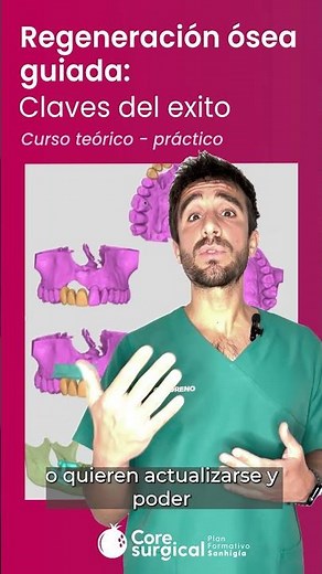 Guided bone regeneration: keys to success and clinical tips - Dr. Sergio García Moreno