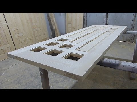 Making a simple wooden door