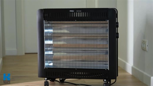 Căldură rapidă, sigură și economică cu radiatorul cu quarț Rosberg! 😱Nu ai nevoie de ore întregi ca să încălzești camera, cele 4 tuburi de cuarț distribuie căldura instant și uniform. Are 2 trepte de putere, protecție la răsturnare și consum redus, perfect pentru dormitor, living sau birou. ☺️👌🏼Confort maxim, facturi minime și doar 200 lei! | Kitchen Tools Romania