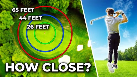 How close should you hit your approach shots?