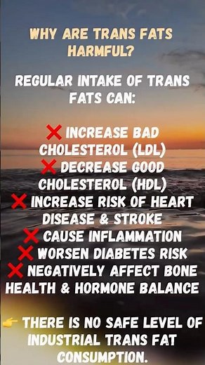 What Is Trans Fat? Why It’s Dangerous & How to Avoid It for a Healthy Heart #transfat #ytshorts #yt