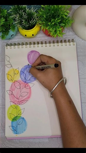 Easy boho border design #youtubeshorts #shorts #frontpage #vairal #borderdesign#boho #tranding #art