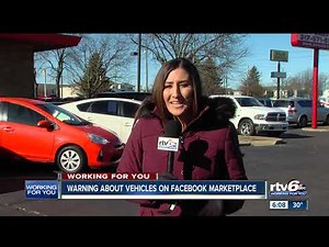 Warning about vehicles on Facebook Marketplace