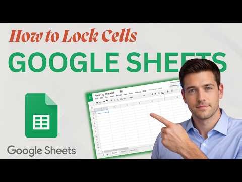How to Lock Cells in Google Sheets (2026 Step-by-Step Beginner Tutorial)