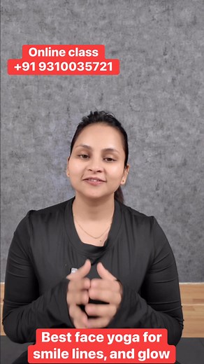 Best face yoga for smile lines, and glow | Yoga with Naina