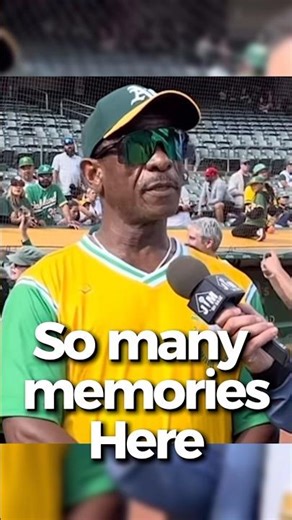MLB Legend Rickey Henderson: “So Many Memories Here