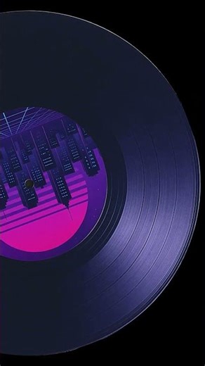 Neon City on Vinyl 🌆 Retro Synthwave Short | 80s Aesthetic