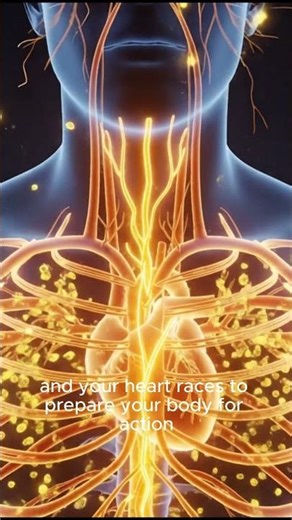 Fear in 3D 😨 What Happens Inside Your Body During Fear. #fear #anxiety #fightorflight #brainhealth