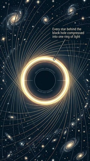 What would you actually see orbiting a black hole? Physics knows exactly 🌌