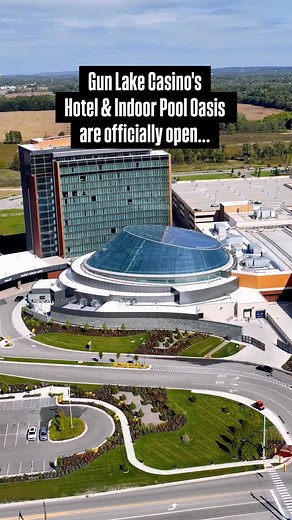 Gun Lake Casino is turning West Michigan tropical 🌴 The casino has opened their 252 room luxury hotel with a spa. They’ve also opened Wawyè oasis, a tropical paradise with palm trees, 2 pools, a stage and climate control. Paradise, 30 minutes from Grand Rapids. #GunLakeCasino #WestMichigan #GrandRapids | Mike Smallegan