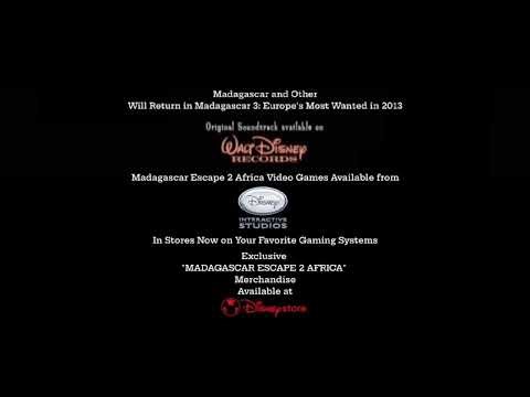 Madagascar Escape 2 Africa Credits Disney (2009) Blu-Ray