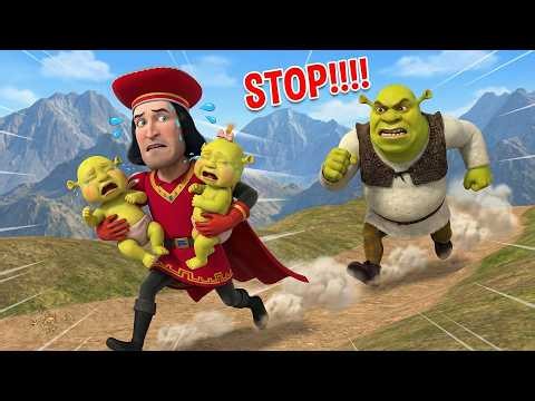 Shrek Has a Stomach Ache! 🤢💚 Fiona Helps Him Feel Better | Funny Shrek 5 Animation