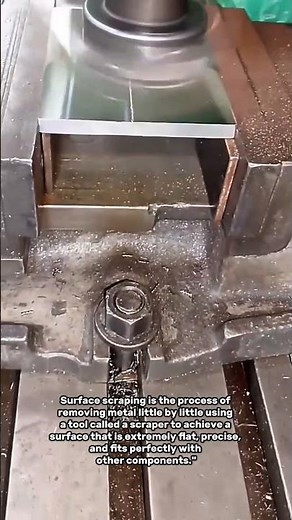 Surface Scraping Explained: Get Ultra-Flat #shorts #SurfaceScraping #PrecisionMachining