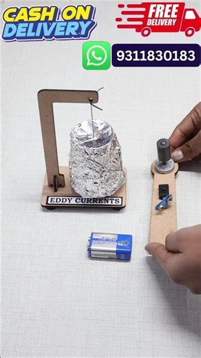Eddy Currents School Science Project for Class 12 Students Working Model Kit #shortsviral #shorts