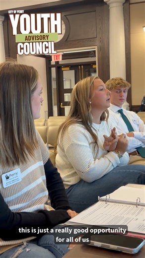 The Perry Youth Advisory Council gathered this week to discuss upcoming civic challenges, new ways to connect with students, and ideas to promote their council through events like the upcoming Food Truck Friday. They also explored how youth can contribute to community recognition efforts and brainstormed ways to highlight local volunteers and exceptional members in the Perry community. Stay tuned for their next project - it’s all about amplifying youth voices in our community! Learn More: https: