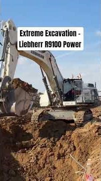 Inside a Massive Pipeline Project Liebherr R9100 at Work🔥 #heavyequipment #excavator #construction