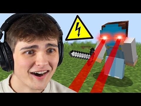 Minecraft, But My Eyes Are Lazers...