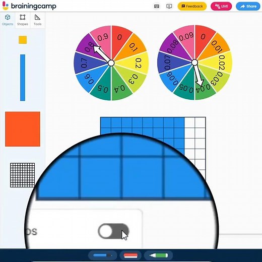 Master Decimals with the Base Ten Block's Grid Workspace | Brainingcamp