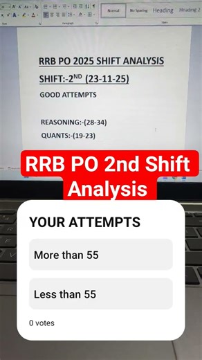 RRB PO SHIFT:-2nd Analysis (23-11-25)