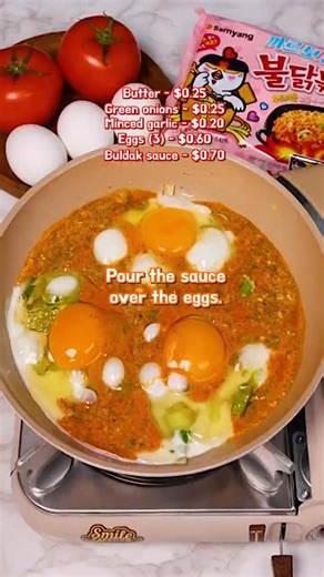 The Ultimate $3 Korean Buldak Egg Rice Bowl Recipe 🔥