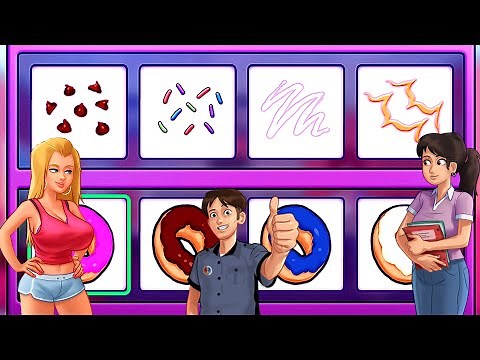 TODOS OS DONUTS DO HAROLD - all Harold Donuts (Summertime Saga)