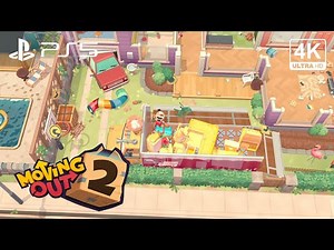 Moving Out 2 PS5 4K Gameplay - LOCAL CO-OP