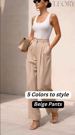 One pair of beige pants, five chic color combos you need to try 👖✨