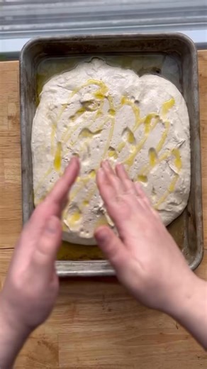 Celebrating 100k The Practical Kitchen followers on Facebook with a mini focaccia! Get the recipe at ThePracticalKitchen.com! Thanks for being here! | The Practical Kitchen