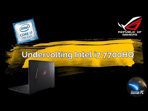 i7 7700HQ Undervolt Tutorial on Throttlestop / Get Stable FPS and 20°C less cpu temperature