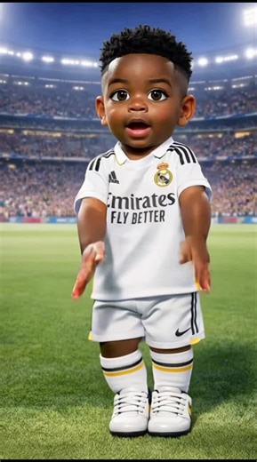 When celebrities turn into babies… this happens 😆👶💃 Which celebrity should I do next? 👀 Like ❤️ • Comment 💬 • Follow 🔔 #babystars #realmadrid #viral #dance #vinicius